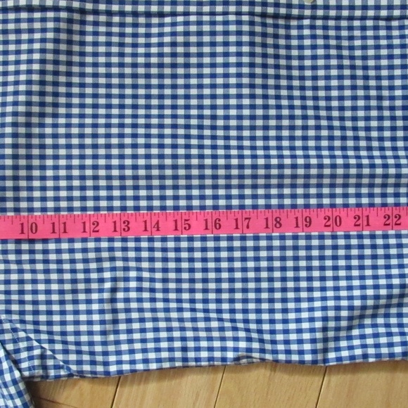 Ralph Lauren Performance Men's Shirt Long Sleeve Button Down Blue Check XL - Picture 9 of 9